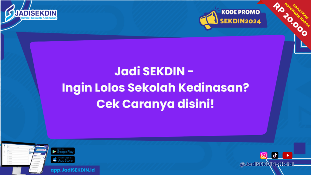 Jadi SEKDIN