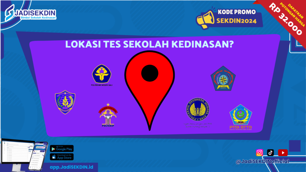 Lokasi Tes Sekolah Kedinasan