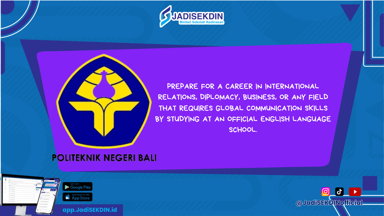 sekolah kedinasan bahasa inggris